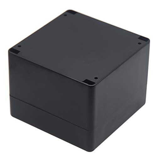Junction Box, Zulkit Project Box IP65 Waterproof Outdoor Box ABS Plastic Electrical Boxes Electronic Enclosure Black4.7 x 4.7 x 3.5 inch(120 x 120 x 90 mm)(Pack of 2) - size: 4.7" x 4.7" x 3.5"(Pack of 2)