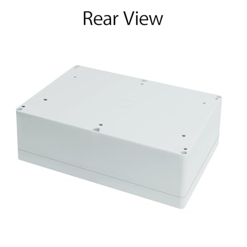 Junction Box Waterproof Plastic Project Box IP65 Plastic Project Box Electrical Box Enclosure Gray White 11.4"x 8.2"x 3.9"(290 x 210 x 100mm) - color: Gray White, size: 11.4" x 8.2" x 3.9"