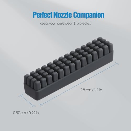 Nozzle Wiper Replacement for Bambu Lab A1 Mini – 6 Pack, E Silicone Nozzle Brush Cleaning Kit, 3D Printer Replacement Accessories - color: A1 Mini