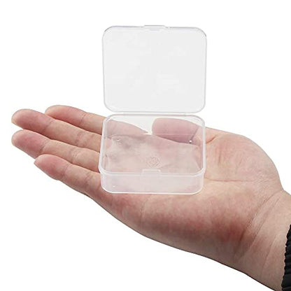DUOFIRE Bead Organizer 24 Pack Clear Small Plastic Containers 2.5x2.5x0.8in - size: 2.5x2.5x0.8 Inches(24 packs)