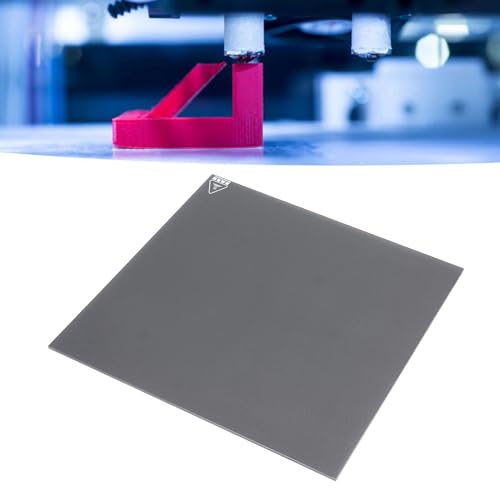 Printer Build Surface Sheet 350x350x4mm Strong Adhesion Tempered Glass 3D Printer Accessories Printing Plate for Upgrade Glass Plate for Voron Model