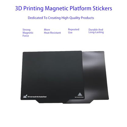 3D Printer Magnetic Build Plate Sticker Sheet for Artillery Genius/Pro/Prusa MK2/MK2A/Anet A8/Anet A6/Wanhao Duplicator i3, Flexible Removable Heated Printing Bed Platform Adhesive Base Mat 220x220mm - color: 220mm Build Plate
