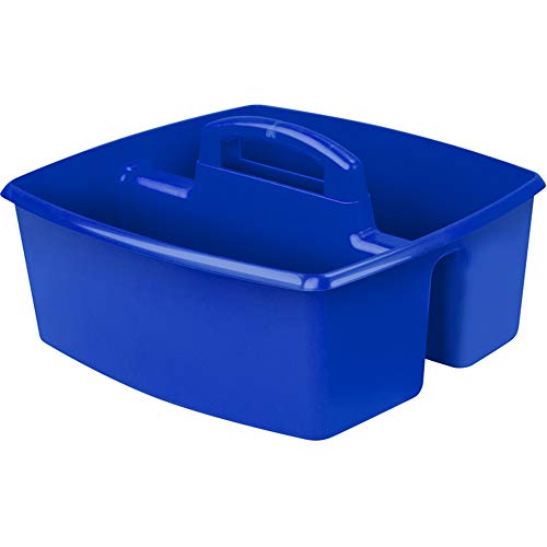 Storex Industries Storex Large Caddy, Blue - color: Blue, size: 1-Pack, style: Large