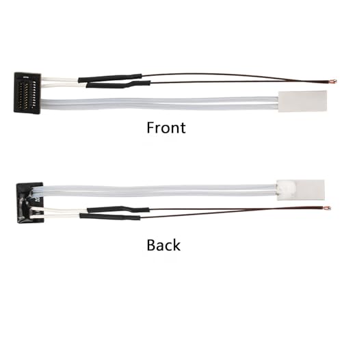 2 Pack Ceramic Heater and Thermistor for P1P, 3D Printer Accessories 24V 48W Ceramic Heater 300℃ High Temperature Thermistor and Fixing Clip for Bambu Lab P1P, P1S - style: P1P/P1S