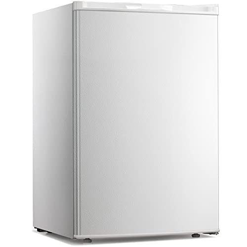 Kismile Upright Freezer, 3.0 Cu.ft Small Mini Freezer, White - color: White, size: 3.0 Cu.ft