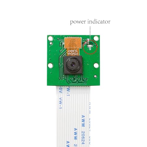 Arducam 5MP Camera for Raspberry Pi, 1080P HD OV5647 Camera Module V1 for Raspberry Pi5/4/3/3B+, and Other A/B Series - size: OV5647 camera module