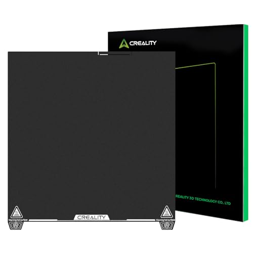 Creality K2 Plus Build Plate Epoxy Resin Coating 370x370mm Spring Steel Magnetic K2 Plus Smooth Build Plate EP Bed Plate for Creality K2 Plus - style: K2 Plus EP Plate