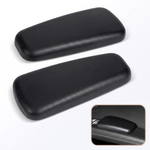 2 PCS Car Armrest Cushion, Elastic Elbow Rest Pad for Car Door Console, Soft Leg Support Pillow for Driving Comfort, Universal for Most Trucks Sedans and Vehicles (Black)