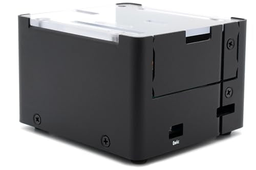 KKSB Case for Arduino Uno Q – Tall Aluminum & Steel Enclosure with Clear Polycarbonate Lid - style: Tall Clear Lid Case