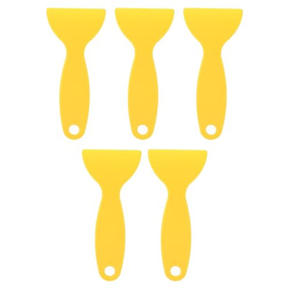 Resin Scraper Set 5 Pack Flexible Rounded Head PVC