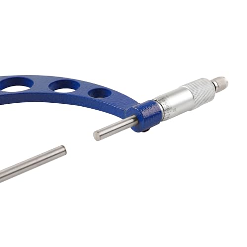 HFS(R) 0-6" x 0.0001" Outside Micrometer Caliper Set with Interchangeable Anvils, Accurate to 0.0001" - size: 0-6"x0.0001", style: Classic Ratchet