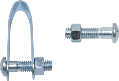 Garage Door 4" Pulley Kits, 1/8" Bore - 400LB Load, with Heavy Duty Sheave Pulley, Clevis Fork, Bolts and Nuts | Pulley Replacement for Extension Spring (4-Pack) - size: Pack of 4