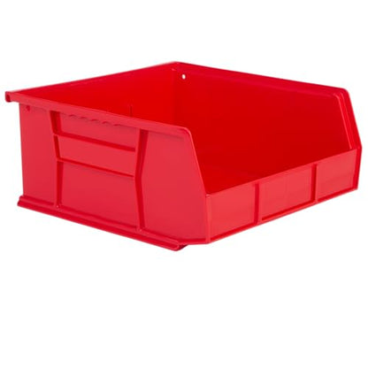 HE HUDSON EXCHANGE 11" x 11" x 5" Plastic Stackable Storage Bin, Red - color: Red, size: 1 Pack