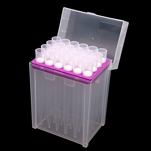 lab Pipette tip 10ML, Universal, Autoclavable, with Filter, Clear, 24 Tips per Rack (T10ML-RSF-24) - size: 10mL - 24 Tips