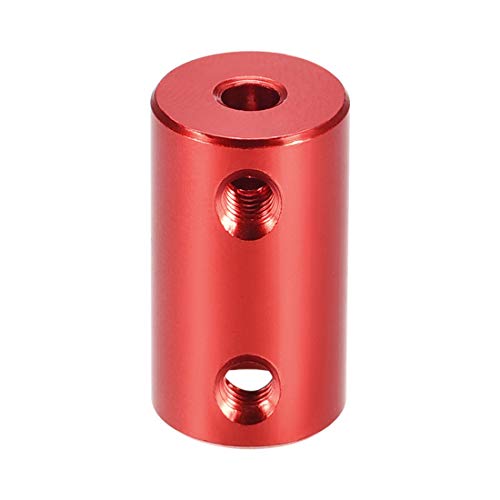 uxcell 4mm to 8mm Bore Rigid Coupling Set Screw, Dark Red - size: 4mm to 8mm