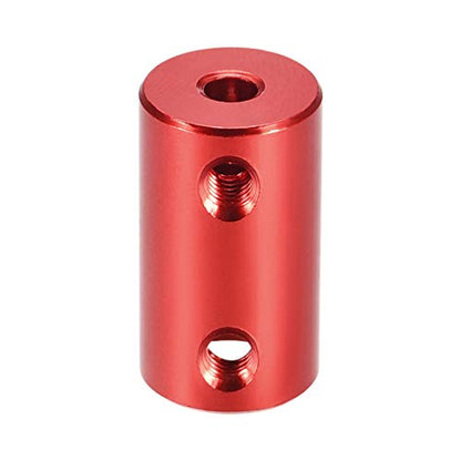 uxcell 4mm to 8mm Bore Rigid Coupling Set Screw, Dark Red - size: 4mm to 8mm