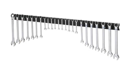 OmniWall Dual Set Wrench Organizer Metal Pegboard Organization System - Red - color: Red