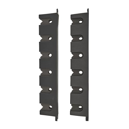 Berkley Horizontal Fishing Rod Rack, Stores 6 Rods, Black, Soft Foam Grip Pads Protect Rod Finishes, Durable Construction, Easy to Mount with Common Tools - style: Horizontal 6 Rod Rack (New Model)