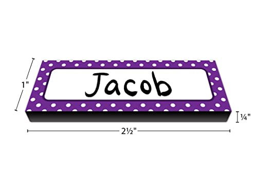 Teacher Created Resources Polka Dots Magnetic Labels (20650) - color: Polka Dots