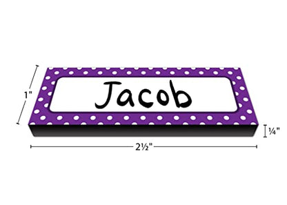 Teacher Created Resources Polka Dots Magnetic Labels (20650) - color: Polka Dots