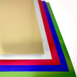 BAZIC Products Metallic Poster Board, 11 x 14 in, 5 Ct - size: 1-Pack