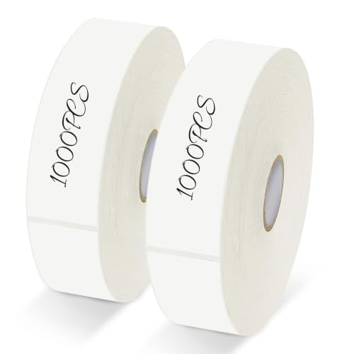 Removable Freezer Labels, 2000 PCS Water/Oil/Tear Resistant Blank Stickers - color: 2000-blank, size: 1” x 3”