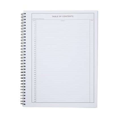 Bright Creations Carbonless Laboratory Notebook with 100 Sheets, Engineering Paper (8.5x11 In, 2 Pack)