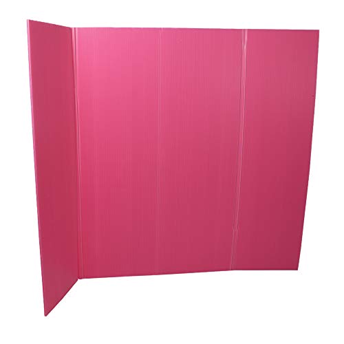 Light Weight Water Proof Corrugated Plastic Display Sign Board for Presentations, School, Office Professional Quality (Pink, 1 Pack) - color: Pink, size: 1 Pack