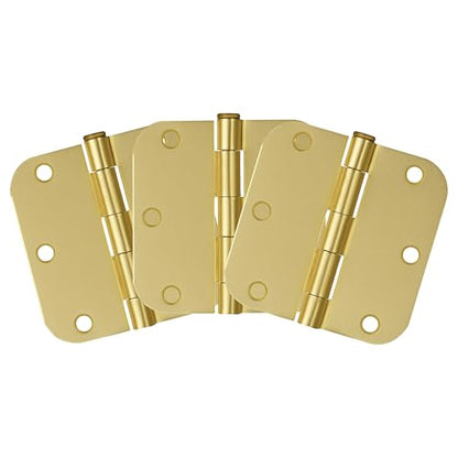 Design House Interior Door Hinge, 3.5", Satin Brass - color: Satin Brass