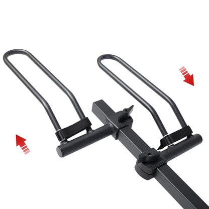 Rockland Foldable 4-Bike Rack, 160 lbs Capacity, Hitch Mount Bike Rack, Fits up to 2.5" Tire Width and 50" Wheelbase, Bike Carrier Rack for 2" Receiver for Cars SUVs Vans RVs - size: 4-Bike Rack+160LBS