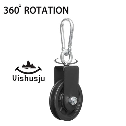 90mm Pulley Wheel for Cable Machines Silent Bearing Home Gym Equipment Pull Down Attachment Weight Lifting Pulley Traction