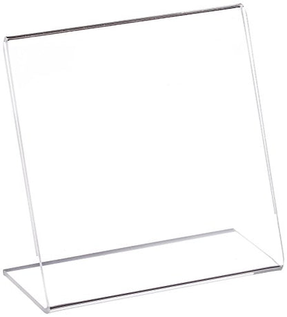 Azar Displays 112733 4.5" W x 4.5" H L-Shaped Sign Holder -10pk - size: 4.5 in W x 4.5 in H Horizontal