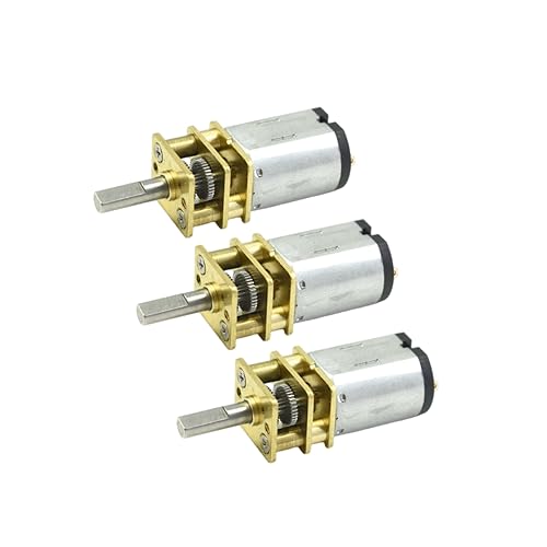 CHANCS Micro Reduction Motor Geared Motor N20 DC 3V 138RPM Speed Reduction Mini Motor DC Gear Motor for RC Car, Robot Model 3PCS - size: 3V 138RPM, style: 3PCS