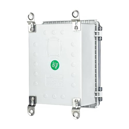 Junction Box Outdoor Waterproof Electrical Box Project IP67 ABS Enclosure - color: Clear, size: 8.7"x6.7"x4.3"