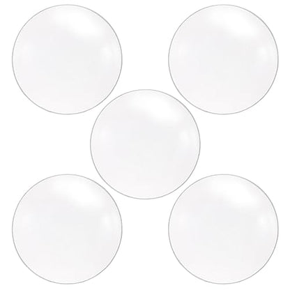 ULTECHNOVO Double Convex Lens 5 pcs 50mm 100mm Glass for Experiments
