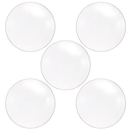 ULTECHNOVO Double Convex Lens 5 pcs 50mm 100mm Glass for Experiments