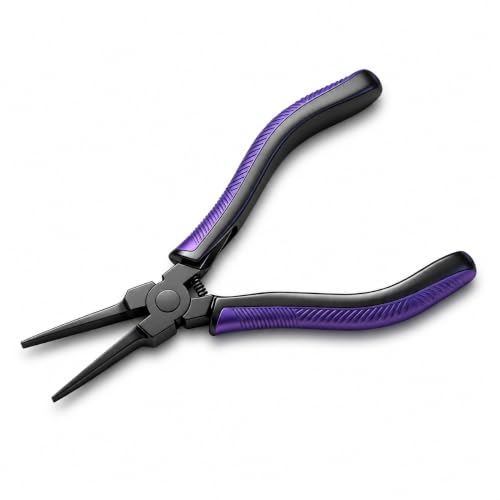 3D Print Support Removal Pliers, Teflon Coated Thin Flat Jaw, Spring Loaded Non-Slip Grip, Rust-Proof Precision Tool for FDM SLA LCD 3D Printers