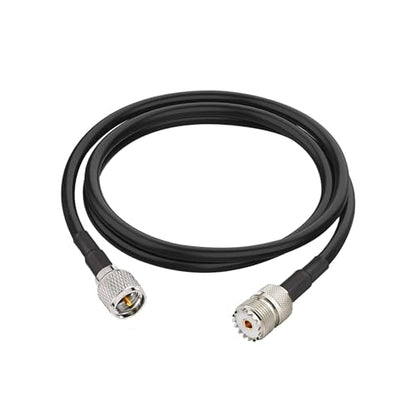 MINI-UHF Adapter MINI-UHF Male to SO-239 UHF Female RG58 Cable 3.3 feet - color: UHF Female to MINI-UHF Male Cable
