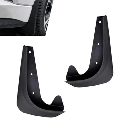 2 PCS Car Mud Flaps, Precise Fitment Splash-Protection Tire Rear Mudguard, All-Weather Waterproof Protection Fender Flap, Universal Tire Modification Part for Most Cars SUVs Trucks (Black)