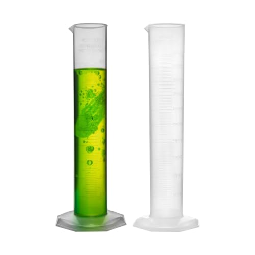 EISCO Graduated Cylinder Set, Class B Polypropylene, 500mL & 1000mL