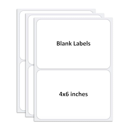 SVNOOC Multi-Use Label Stickers Dry Erase Sticky Notes, Labels for Storage Bin, Wall, Refrigerator, Home, Office, Classroom Use 4x6 inches (6 Pack) - size: 4x6 inches