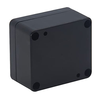 Project Box IP65 Waterproof Junction Box ABS Plastic Electrical Boxes DIY Electronic Project Case Power Enclosure 2.5”x2.3”x1.3” - color: Black, size: 2.5”x2.3”x1.3”
