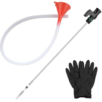 CVT Transmission Fluid Oil Level Dipstick Gauge & Flexible Funnel Kit 2.5L Compatible with Nissan Altima2007-2023 Rogue 2013-2023 Maxima 2006-2023 Murano 2006-2023 Replaces 31086-JA00A