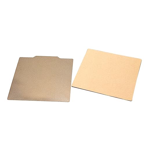 3D Printer Build Plate 200x200mm, Double Sided PEI Powder Sprayed Spring Steel Flexible Magnetic Heated Bed Platform, Removable Print Surface for PLA ABS TPU PETG