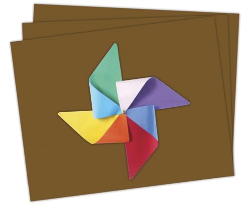 School Smart Railroad Poster Board Paper, 22 x 28 Inches, 4-Ply, Brown, Pack of 25 - color: Brown, size: 4-Ply, Pack of 25