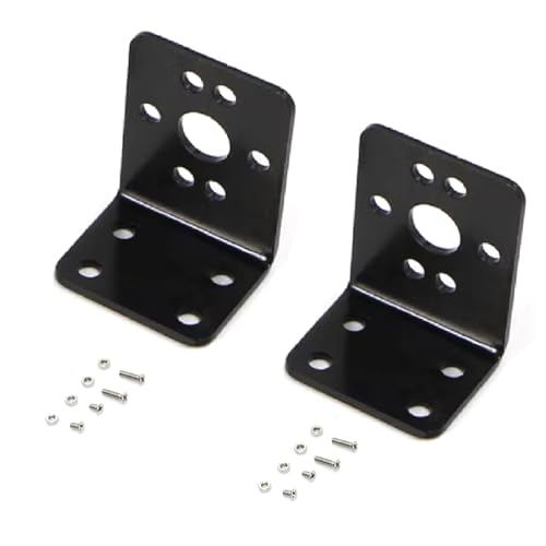 TT Motors Mounting Bracket Holder L Fixed Seat Gear Reduction Motor Holder Bracket with for TT Motors - size: TT Motor Bracket
