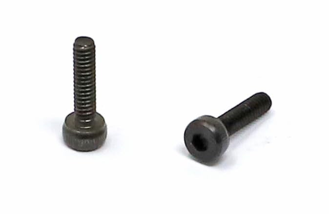 iexcell 100 Pcs M2 x 8mm Thread Pitch 0.4 mm Alloy Steel 12.9 Grade Hex Socket Head Cap Screws Bolts Kit, Black Oxide Finish - size: M2 x 8mm
