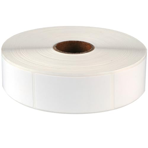 1000 Pcs Blank Removable Freezer Labels for Food Containers Jars, 1" x 2"