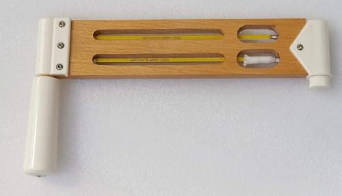 Sling Psychrometer Wood Body Type Centigrade (-5C° to 50°C) Professional Whirling Hygrometer for Accurate Humidity & Temperature Measurement Wet & Dry Bulb Thermometer with Mercury Field (1)
