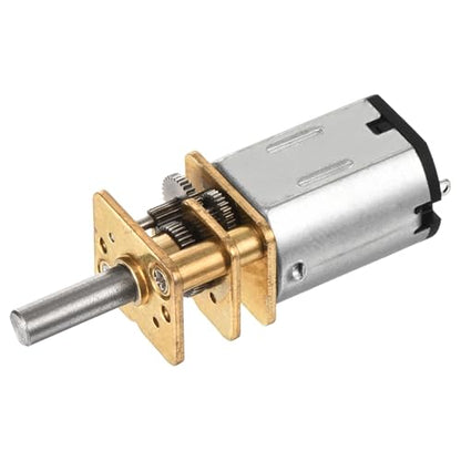 DMiotech 6V 600RPM Rated Torque 1.5 Output Shaft Length 10mm Micro DC Speed Reduction Motor Mini Metal Gearbox Motor for RC Car Robot Model DIY RC Toys Engine - style: 600RPM